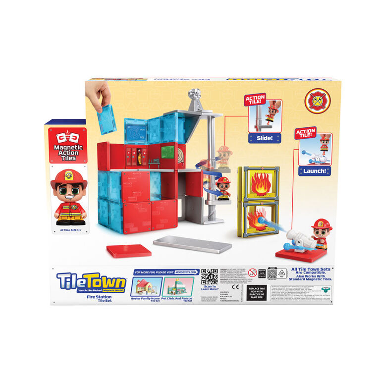 Tile Town Fire House Set
