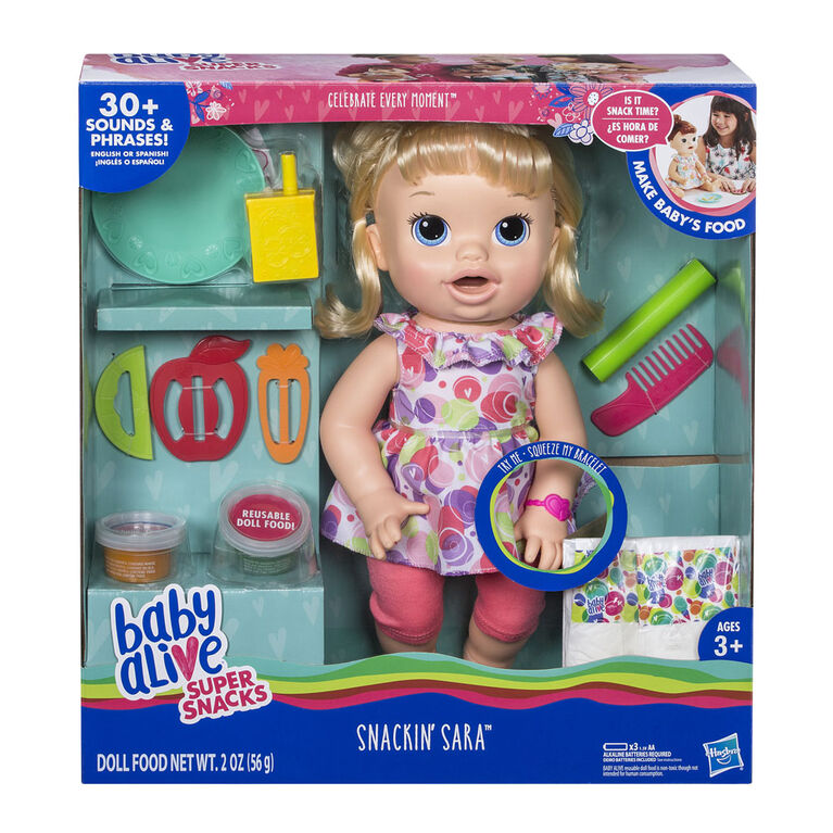 Baby Alive Snackin Sara R Exclusive Toys R Us Canada