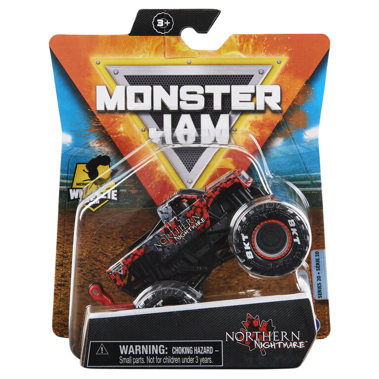 Monster Jam, Official Northern Nightmare Monster Truck, Die-Cast Vehicle, Legacy Trucks Series, 1:64 Scale