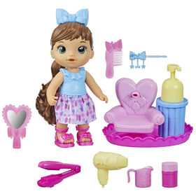 Baby Alive shampoing, poupée de 30 cm, cheveux bruns