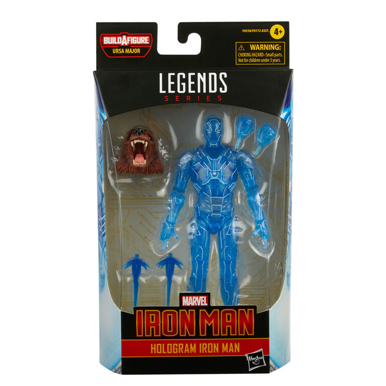 Hasbro Marvel Legends Series Hologram Iron Man Action Figure Build-a-Figure