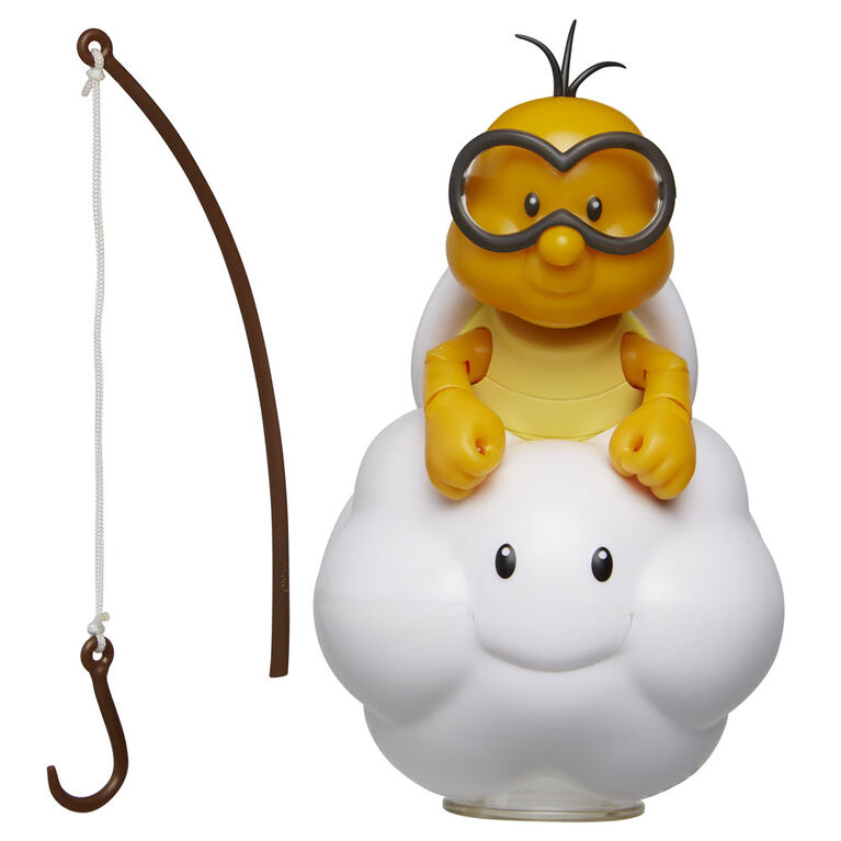 Monde de Nintendo Lakito avec canne à pêche<br>