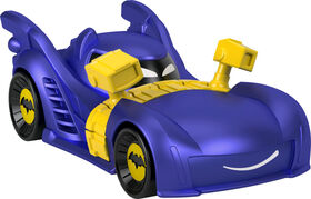 Fisher-Price DC Batwheels 1:55 Scale Bam the Batmobile Toy Car with Utility Belt, Preschool Toy