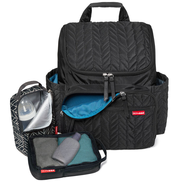 Skip Hop Forma Pack & Go Diaper Backpack - Jet Black