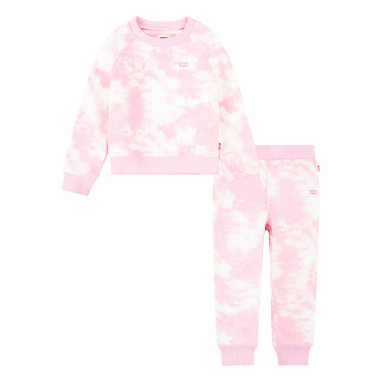 Levis 2 Piece Set - Begonia Pink - Size 3T