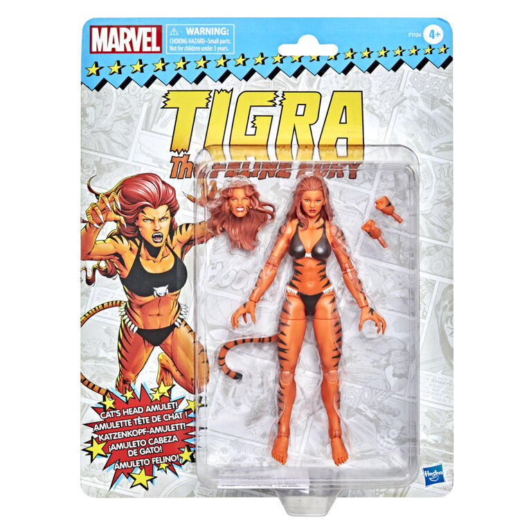 Marvel Legends Series Avengers 6-inch Scale Marvel's Tigra Figure and 3 Accessories