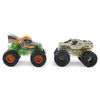 Monster Jam, Official Dragon Vs. Soldier Fortune Color-Changing Die-Cast Monster Trucks, 1:64 Scale