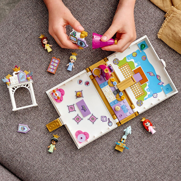LEGO Disney Princess Ariel, Belle, Cinderella and Tiana's Storybook Adventures 43193 (130 pieces)