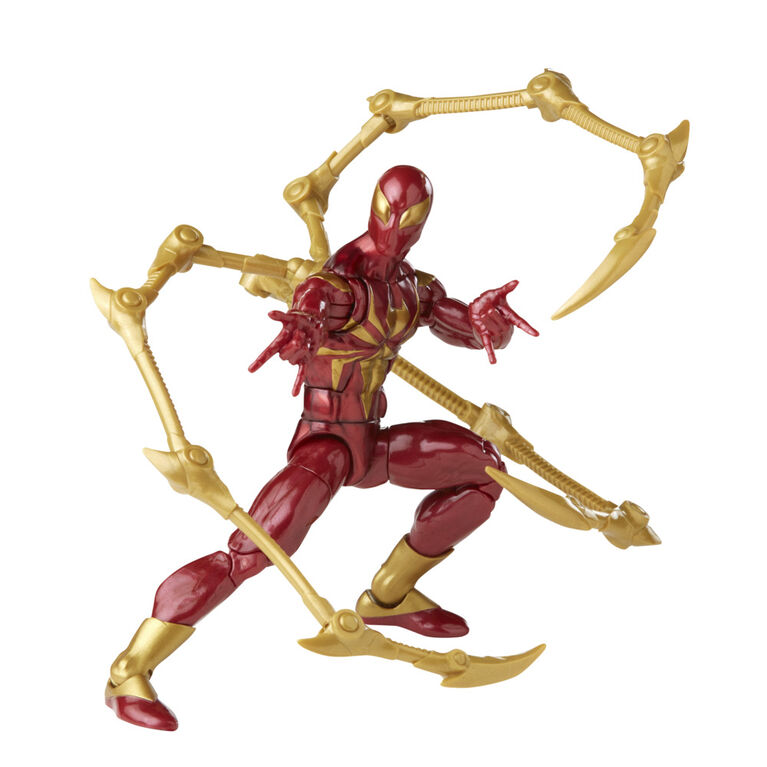 Marvel Legends Series Spider-Man, figurine Iron Spider de 15 cm, inclut 2 accessoires