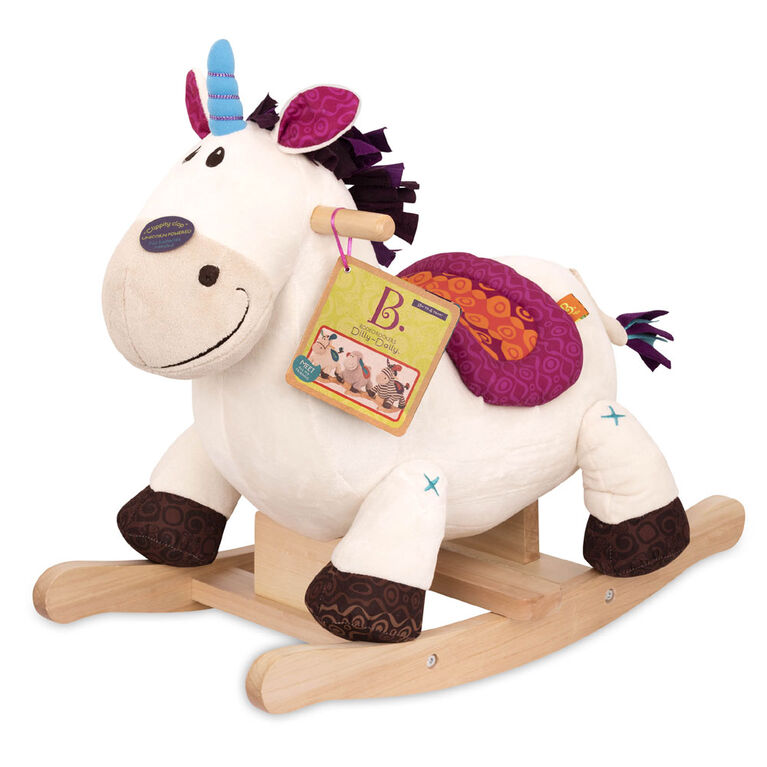 B. Toys Rodeo Rockers, Dilly-Dally, Wooden Rocking Unicorn