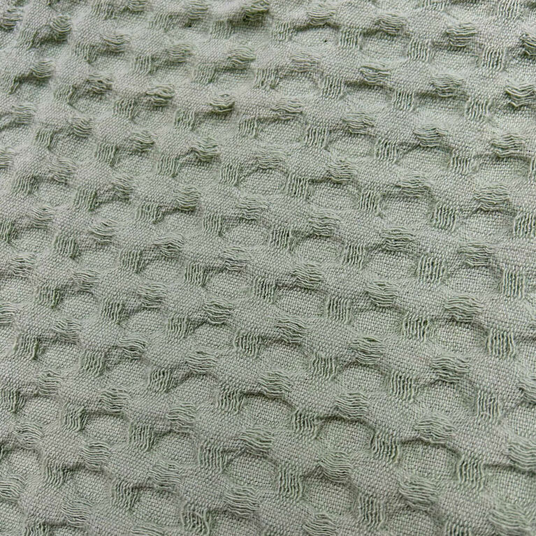 Koala Baby - Sage Muslin Ottoman Weave Blanket