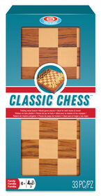 Ideal Games - Wooden Folding Chess Set - R Exclusive