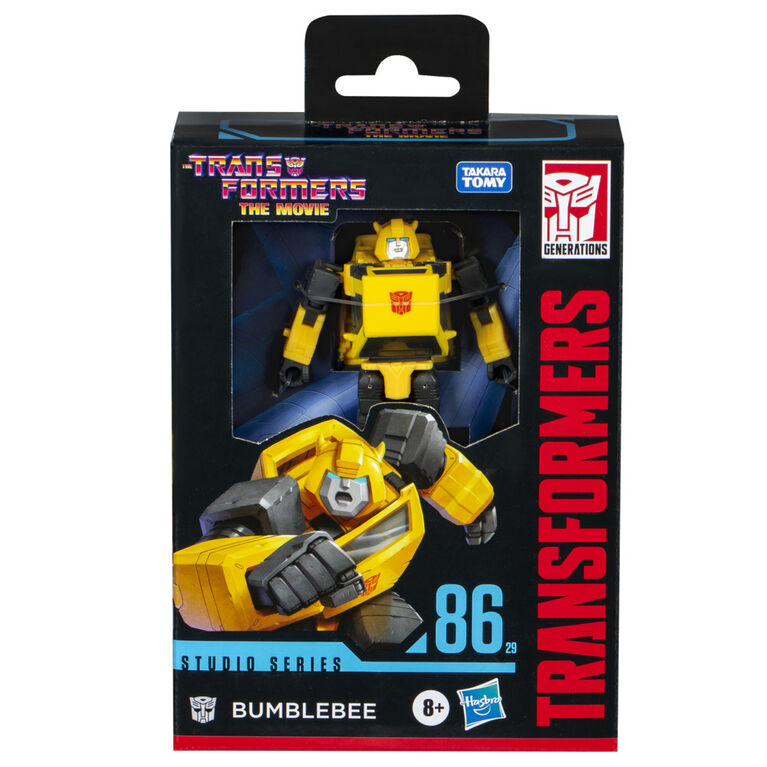 Transformers Generations Studio Series, figurine 86-29 Bumblebee classe Deluxe, Les Transformers : le film