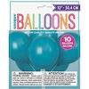 10 Ballons 12 Po - Turquoise