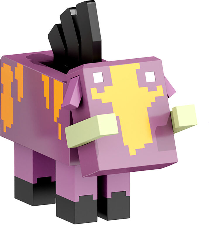 ​Minecraft Legends 3.25-inch Action Figures with Attack Action and Accessory, Collectible Toys