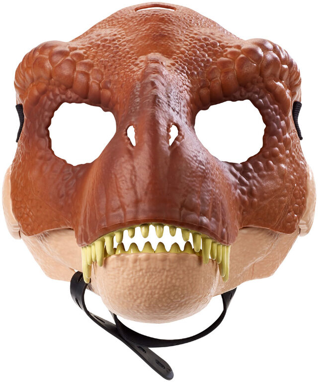 Masque de Tyrannosaure Rex du Monde jurassique.