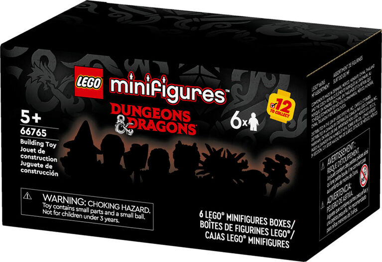 LEGO Minifigures Dungeons & Dragons 6 Pack Collectible Toy Figures, Party Favors for Kids or Adult Fans, 66765