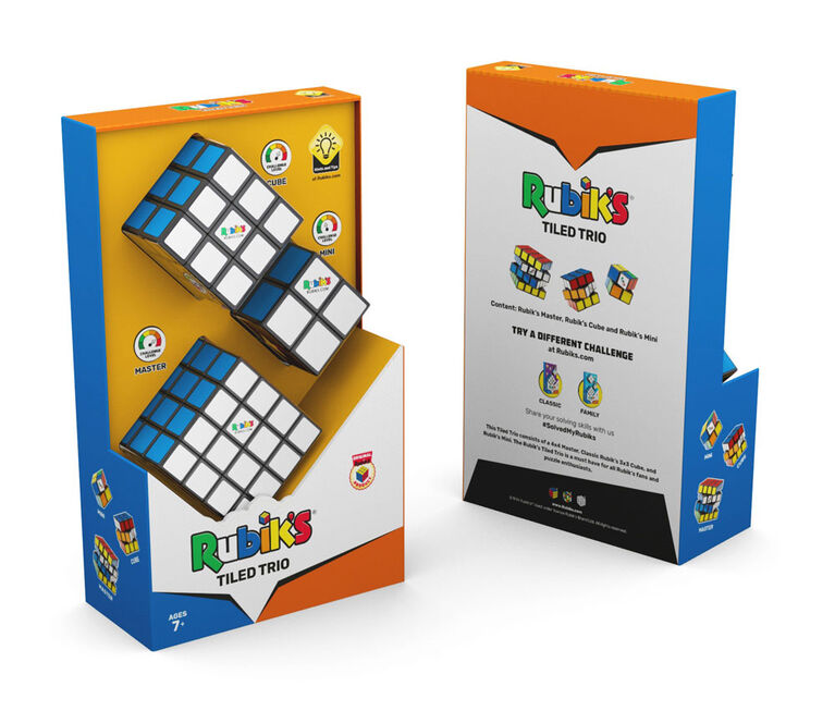 Ensemble-cadeau Trio de tuiles Rubik's Cube - Notre exclusivité