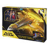 DC Comics, Hawk Cruiser Patrol, Includes Black Adam and Hawkman Action Figures, Over 16-inch Wide, First Edition