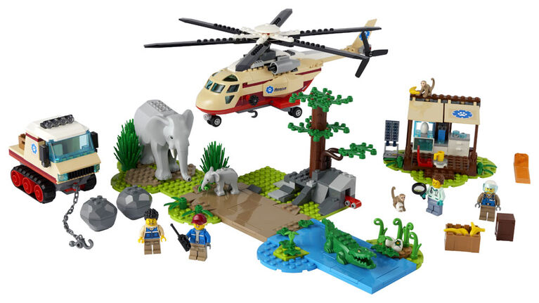 LEGO City Wildlife L'opération de sauvetage d'animaux 60302 (525 pièces)