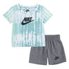 Nike T-shirt and Short Set - Grey Heather