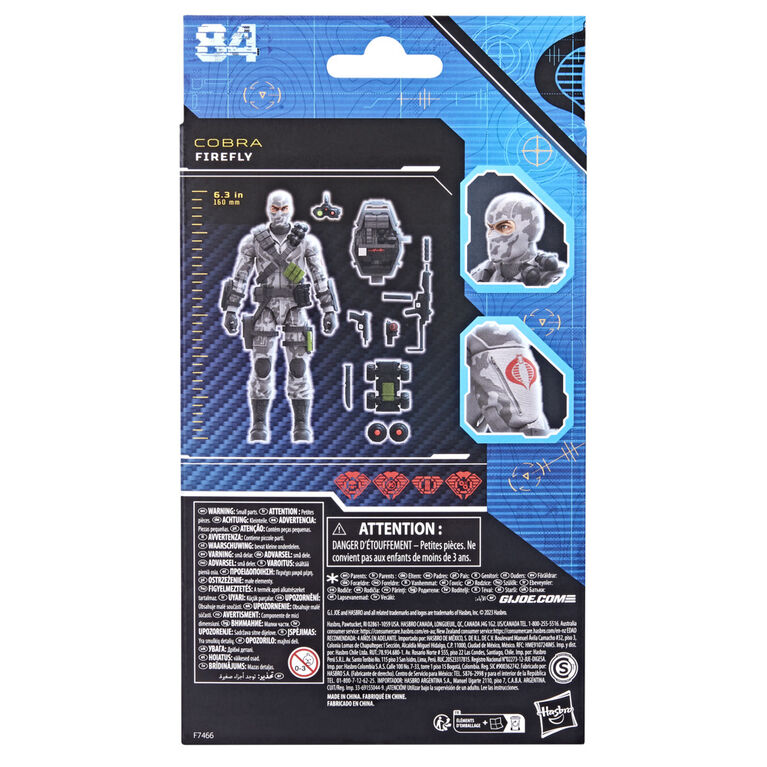 G.I. Joe Classified Series Firefly, Collectible G.I. Joe Action Figure, 84, 6 Inch Action Figures