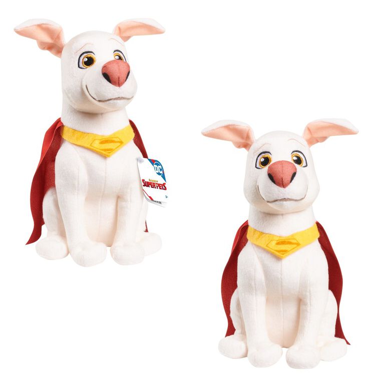 DC SUPER-PETS Small Plush KRYPTO THE SUPERDOG Toy, SUPERMAN, 8-Inch Stuffed Animal - R Exclusive