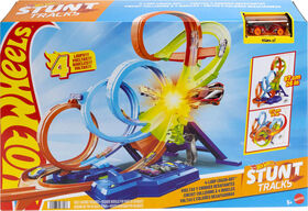 Hot Wheels-Coffret Ultra Crash Looping-Propulseur et voiture