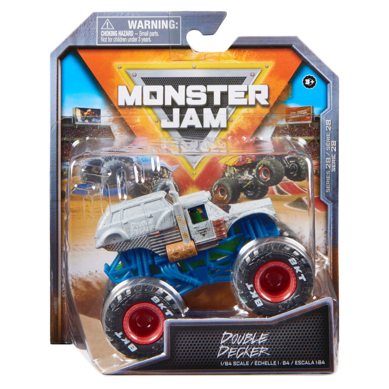 Monster Jam, Official Double Decker Monster Truck, Die-Cast Vehicle, 1:64 Scale, Kids Toys for Boys Ages 3 and up