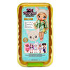 Na Na Na Surprise 2-in-1 Fashion Doll and Metallic Purse Glam Series - Victoria Grand, Blonde Doll in Green Dress and Dog Ear Hat with Chihuahua Purse