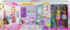 Barbie- Coffret-cadeau, 2 poupées Barbie Fashionistas, maison, pisc.