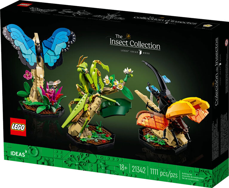 LEGO Ideas The Insect Collection 21342 Building Set for Adults (1,111 Pieces)