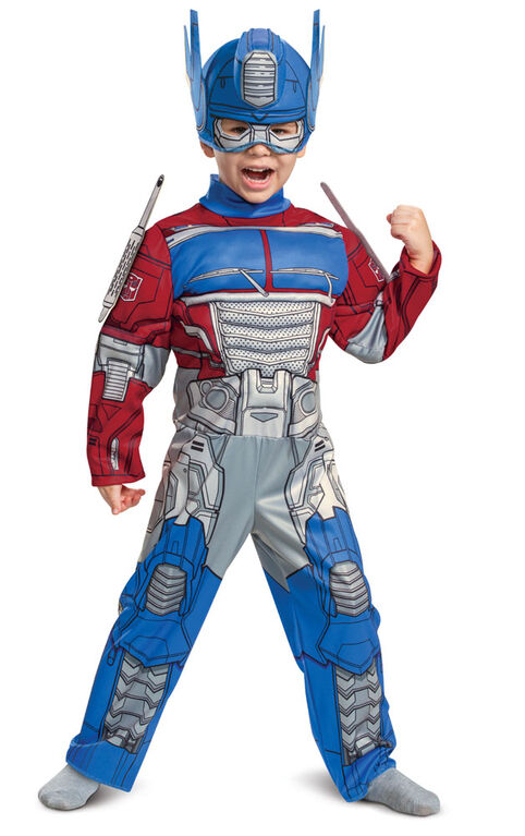 Costume musculaire classique Optimus Prime de Transformers 2T