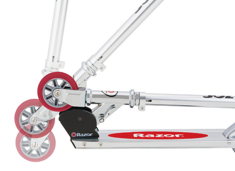 Razor - 98mm A Kick Scooter - Red
