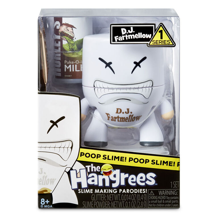 The Hangrees: D.J. Fartmellow Collectible Parody Figure with Slime