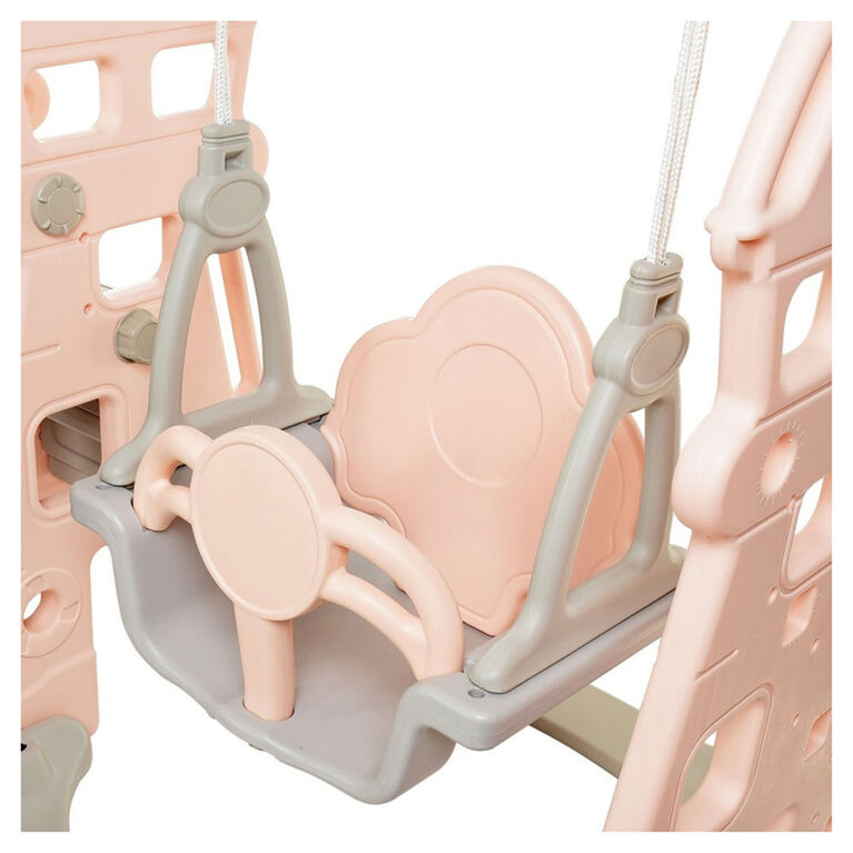 Kidsvip 5 En 1 Castle Edition Playset- Rose - Édition anglaise