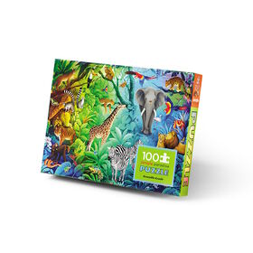 100-pc Holographic/Jungle Paradise - English Edition