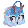 Purse Pets Micros, Denim Deerie Stylish Small Purse with Eye Roll Feature