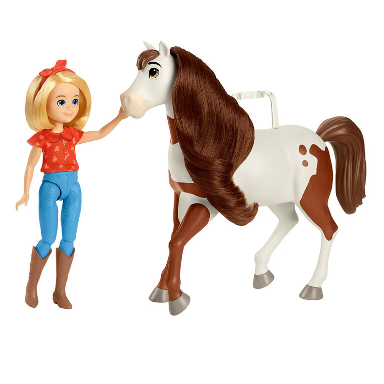 Spirit Untamed - Poupée Abigail, cheval Boomerang