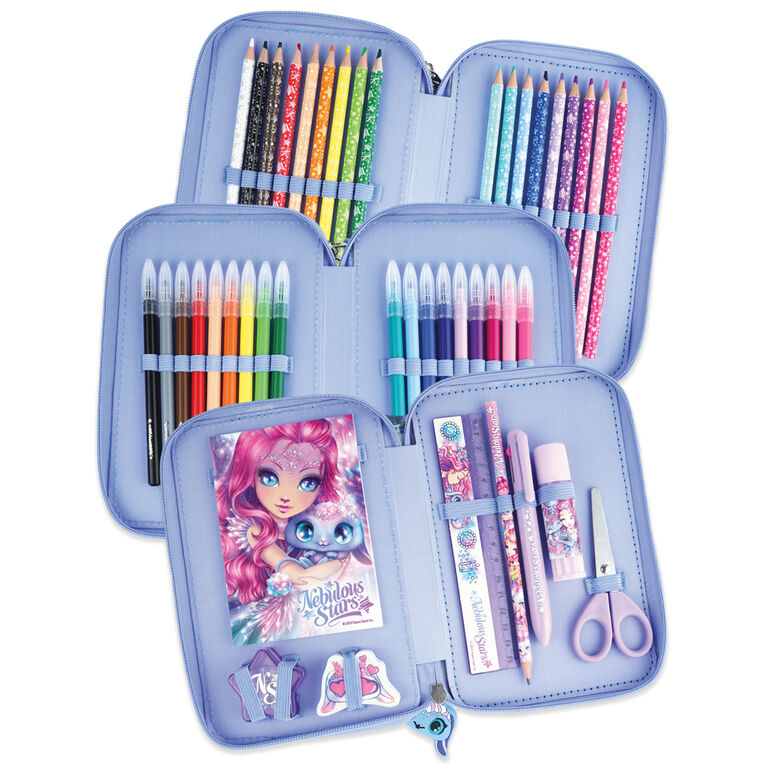 3-Tier Pencil Case Cristalia & Agatha