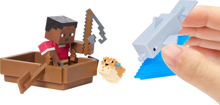 Minecraft Sailor Zuri Figure & Accessories 2-Pack, 3.25-inch Scale Collectible Sets