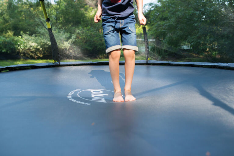 Plum 12ft Whirlwind Springsafe Trampoline and Enclosure