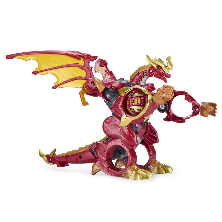 Bakugan, Dragonoid Infinity Transforming Figure with Exclusive Fused Bakugan Ultra and 10 Baku-Gear Accessories