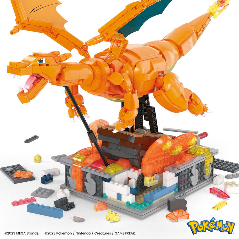 MEGA Pokémon Charizard Building Kit with Motion (1663 Pieces) for Collectors
