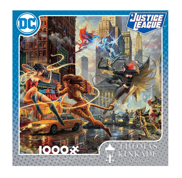 Ceaco Thomas Kinkade DC Comics 1000-Piece Puzzle The Women of DC