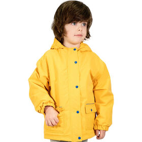 Vestes de Pluie Doublées en Polaire pour Enfants | Jaune - 2T (2-3A)