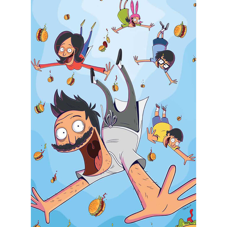 USAopoly Bob's Burgers "It's Raining Belchers" 1000 Piece Puzzle - English Edition