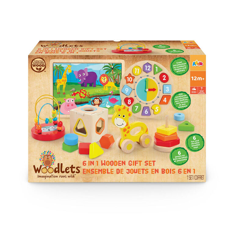 Woodlets 6-in-1 Wooden Gift Set - R Exclusive