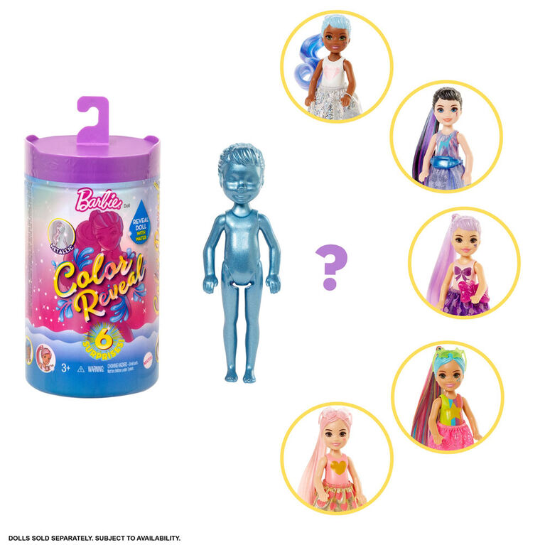Barbie - Color Reveal - Assortiment de poupées - Les styles varient