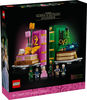 LEGO Wicked Glinda & Elphaba Bookends For Shelves, Fantasy Gift Craft Kit Reading Decor 75691